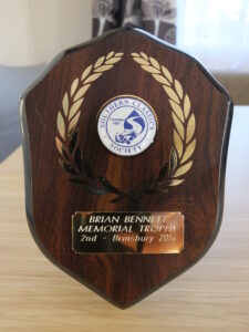 Brinsury Runners up Plaque